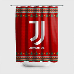 Шторка для душа Juventus new year, цвет: 3D-принт