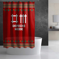 Шторка для душа Depeche Mode new year, цвет: 3D-принт — фото 2