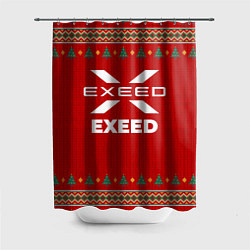 Шторка для душа Exeed new year, цвет: 3D-принт