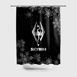 Шторка для душа Снежный Skyrim, цвет: 3D-принт