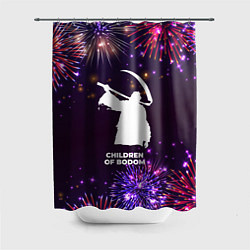 Шторка для душа Праздничный Children of Bodom, цвет: 3D-принт