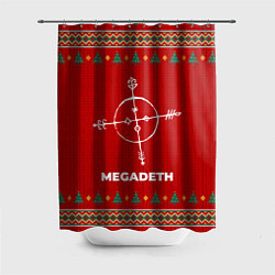 Шторка для ванной Megadeth new year