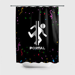 Шторка для душа Portal конфети, цвет: 3D-принт