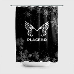 Шторка для душа Снежный Placebo, цвет: 3D-принт