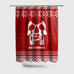 Шторка для ванной Новогодний Deftones