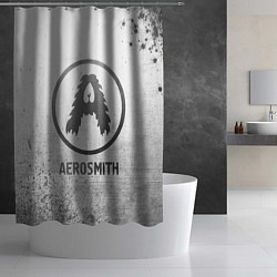 Шторка для душа Aerosmith - white gradient, цвет: 3D-принт — фото 2