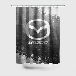 Шторка для душа Mazda - grey gradient, цвет: 3D-принт
