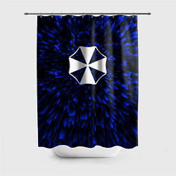Шторка для душа Resident Evil blue energy, цвет: 3D-принт