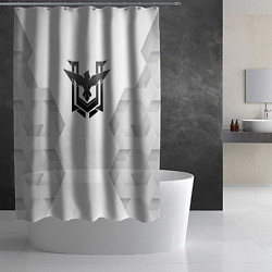 Шторка для душа Free Fire white poly, цвет: 3D-принт — фото 2