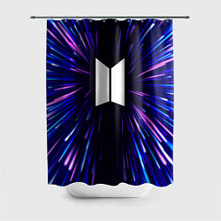 Шторка для душа BTS neon energy, цвет: 3D-принт
