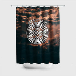 Шторка для душа Белобог - небо славян, цвет: 3D-принт