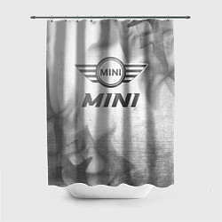 Шторка для душа Mini - white gradient, цвет: 3D-принт
