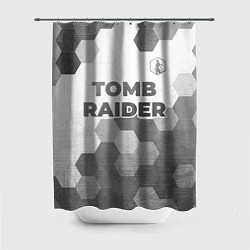 Шторка для ванной Tomb Raider - white gradient посередине