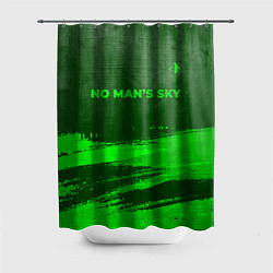 Шторка для ванной No Mans Sky - green gradient посередине