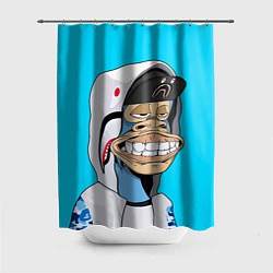 Шторка для душа NFT ape in the hood, цвет: 3D-принт