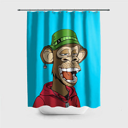 Шторка для душа NFT smile ape, цвет: 3D-принт