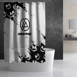 Шторка для душа Marshmello x Linkin park, цвет: 3D-принт — фото 2