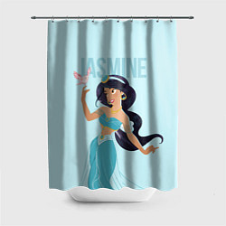 Шторка для душа Jasmine princess - big pictures, цвет: 3D-принт