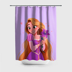 Шторка для душа Rapunzel - big pictures, цвет: 3D-принт