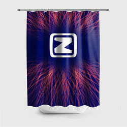 Шторка для душа Zotye red energy, цвет: 3D-принт