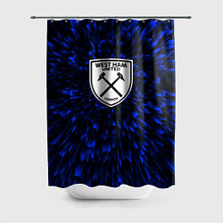 Шторка для душа West Ham blue energy, цвет: 3D-принт