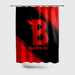 Шторка для душа Beastars - red gradient, цвет: 3D-принт