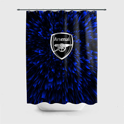 Шторка для душа Arsenal blue energy, цвет: 3D-принт