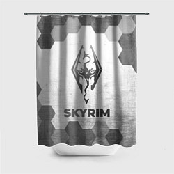 Шторка для душа Skyrim - white gradient, цвет: 3D-принт