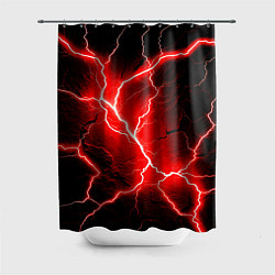 Шторка для душа Lightning, цвет: 3D-принт