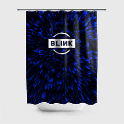 Шторка для душа Blackpink blue energy, цвет: 3D-принт