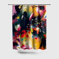 Шторка для душа Глубокая абстракция, цвет: 3D-принт
