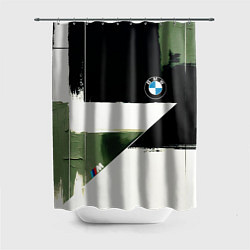 Шторка для ванной BMW логотип