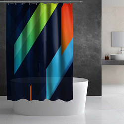 Шторка для душа Multicolored, цвет: 3D-принт — фото 2