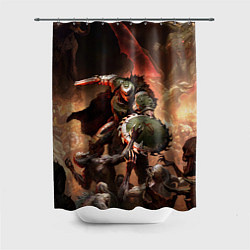 Шторка для душа Doom dark ages, цвет: 3D-принт