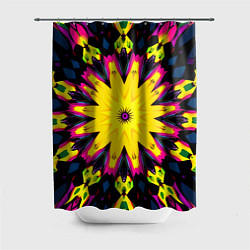 Шторка для душа Звездный калейдоскоп, цвет: 3D-принт