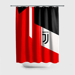 Шторка для душа Juventus sport geometry, цвет: 3D-принт