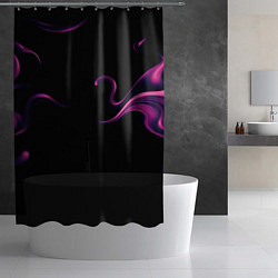 Шторка для душа Color pink abstraction, цвет: 3D-принт — фото 2