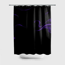 Шторка для душа The color purple is an abstraction, цвет: 3D-принт
