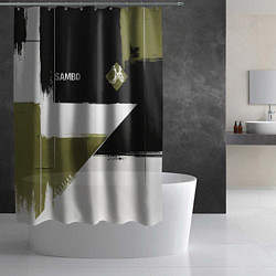 Шторка для душа Русское самбо, цвет: 3D-принт — фото 2