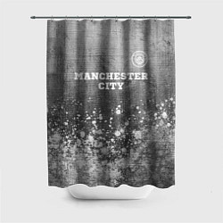 Шторка для ванной Manchester City - grey gradient посередине