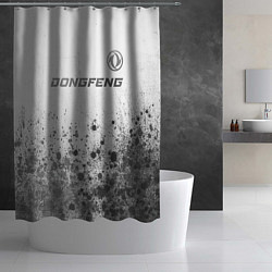 Шторка для душа Dongfeng - white gradient посередине, цвет: 3D-принт — фото 2