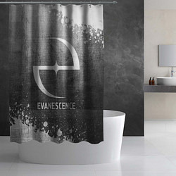 Шторка для душа Evanescence - grey gradient, цвет: 3D-принт — фото 2