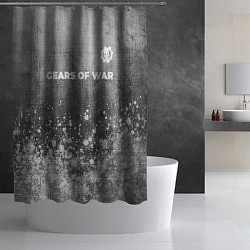 Шторка для душа Gears of War - grey gradient посередине, цвет: 3D-принт — фото 2
