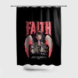 Шторка для душа Шогун Райден и судьба, цвет: 3D-принт