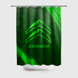 Шторка для ванной Citroen - green gradient