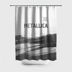Шторка для душа Metallica - white gradient посередине, цвет: 3D-принт
