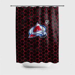 Шторка для душа Колорадо Эвеланш - соты с подсветкой, цвет: 3D-принт