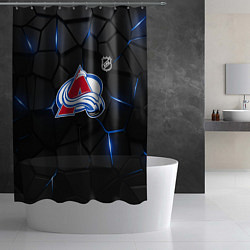 Шторка для душа Колорадо Эвеланш - плиты с подсветкой, цвет: 3D-принт — фото 2