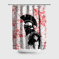 Шторка для душа Воин Спарты, цвет: 3D-принт