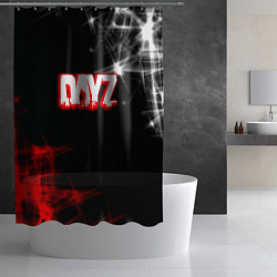 Шторка для душа Dayz световые краски, цвет: 3D-принт — фото 2